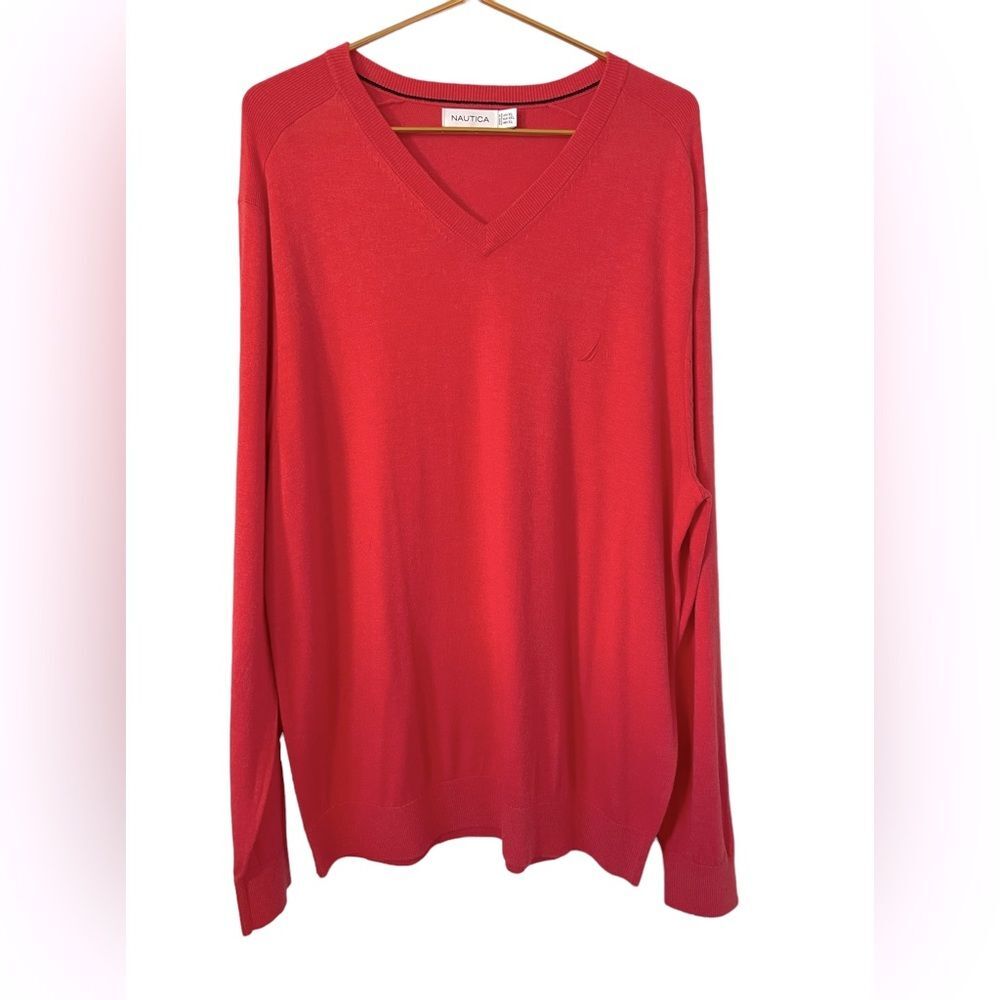 Nautica Men’s‎ V-Neck Pullover Sweater, Size XL